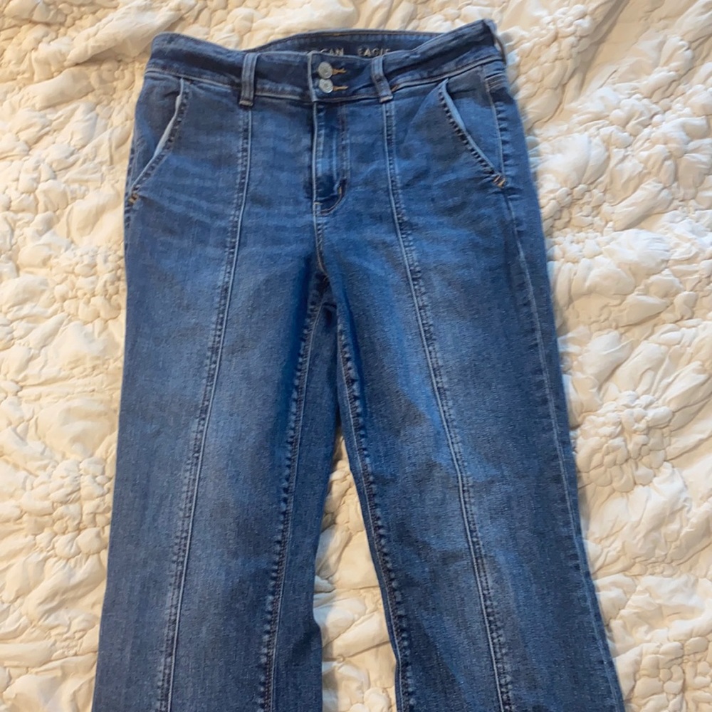 American Eagle Hi-Rise Flare Jeans
